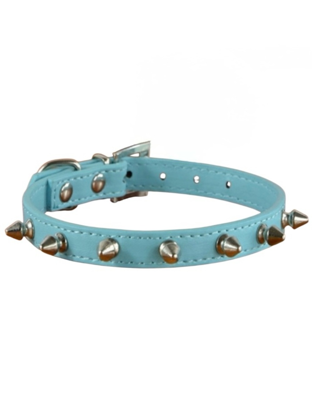 UDESIGNUSA Leather Adjustable Cats (Large 14-18) Blue New